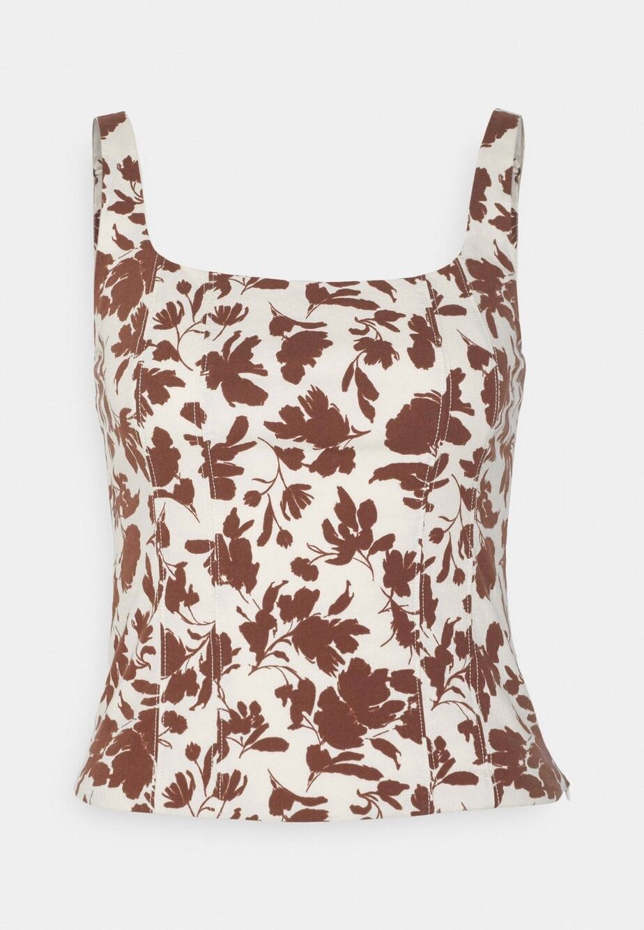 Abercrombie & Fitch Top in Brown - S